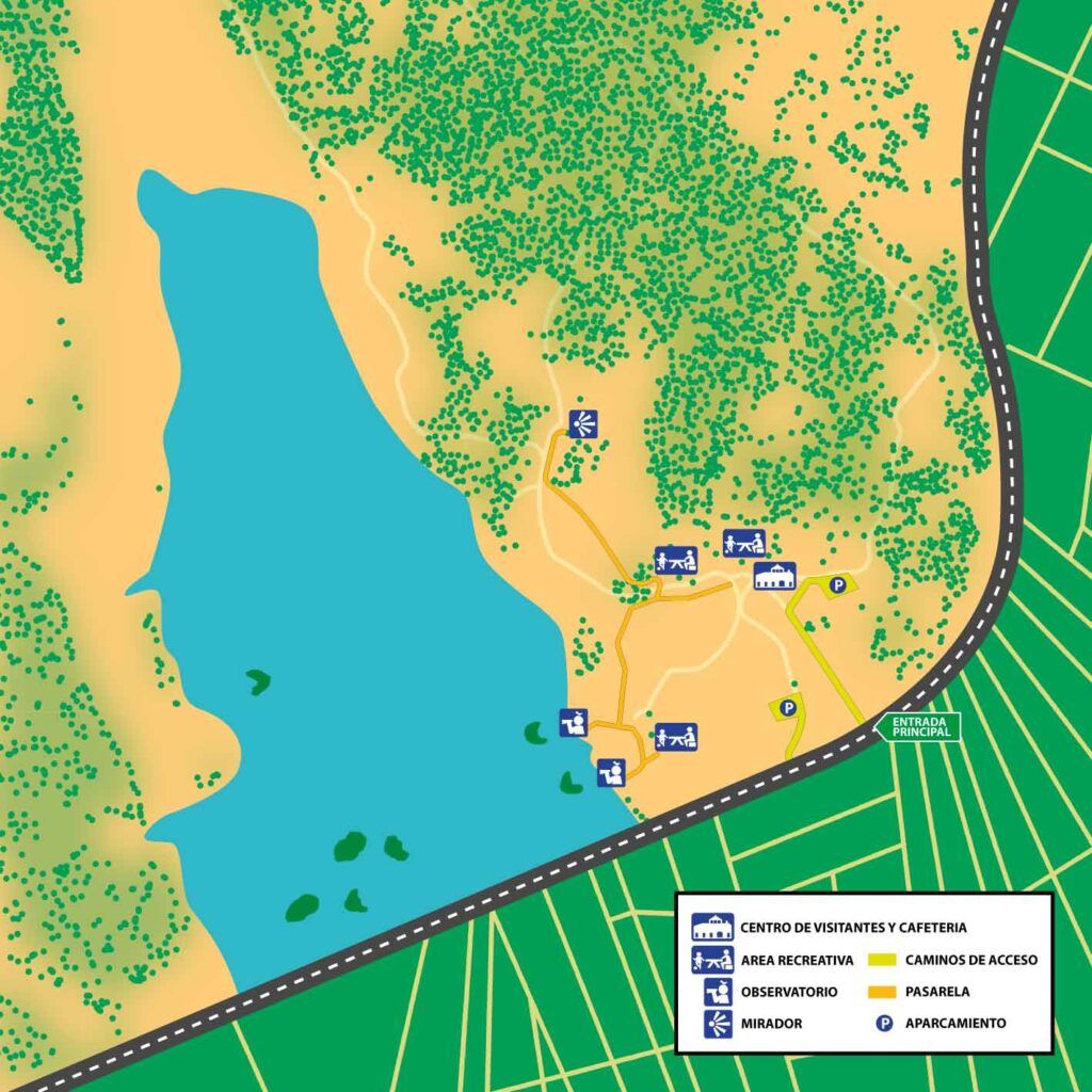 Mapa de la Dehesa de Abajo en Puebla del Río, Sevilla