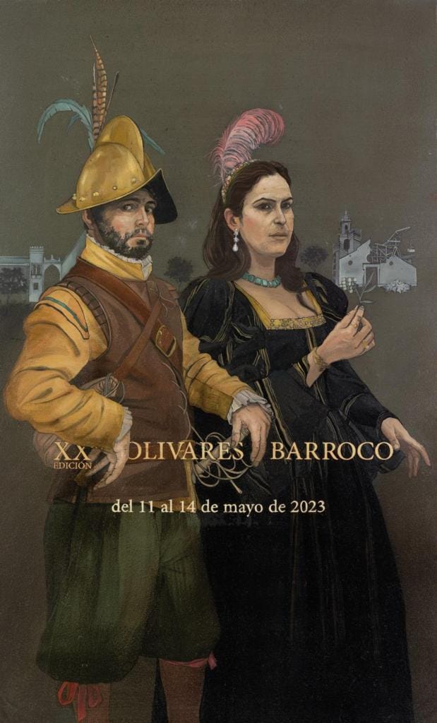 Cartel de la XX Edición de Olivares Barroco dedicado a Los Tercios