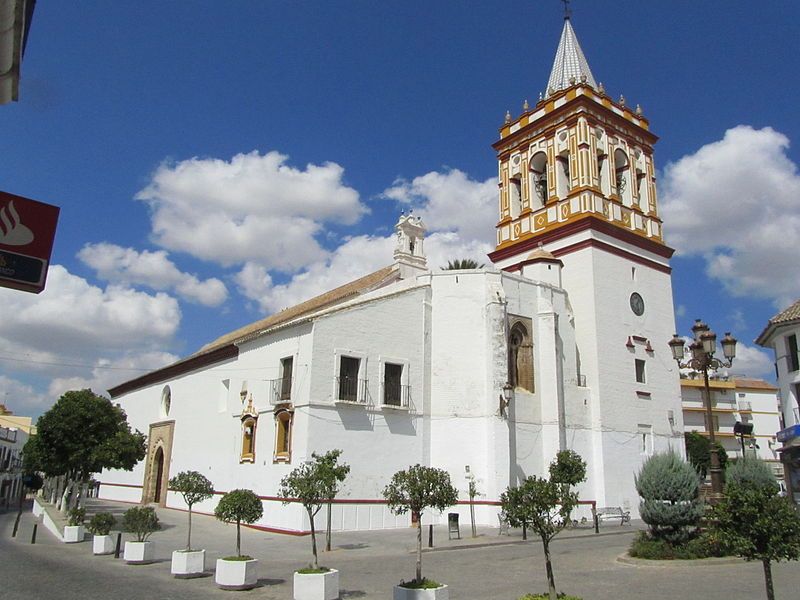 Iglesia de Santa María de Sanlúcar La Mayor, Sevilla.